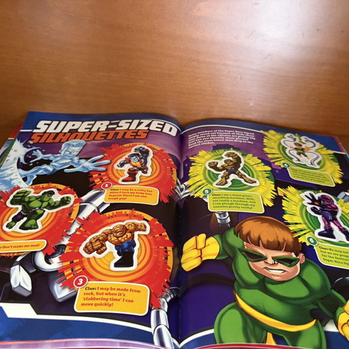 Marvel Superhero Squad Pedigree sticker album