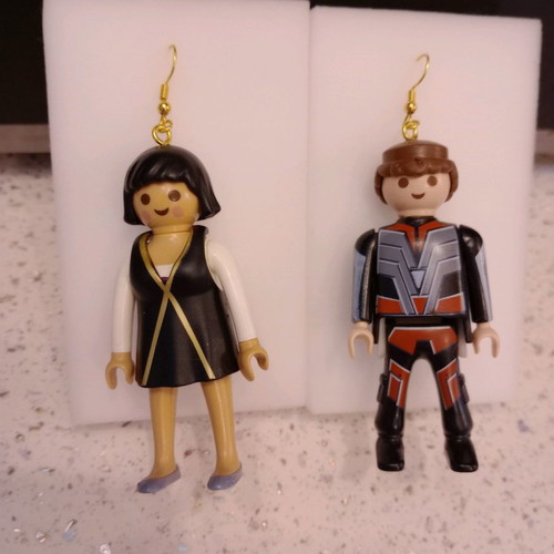 Playmobil Earrings The Teacher & the Student!!