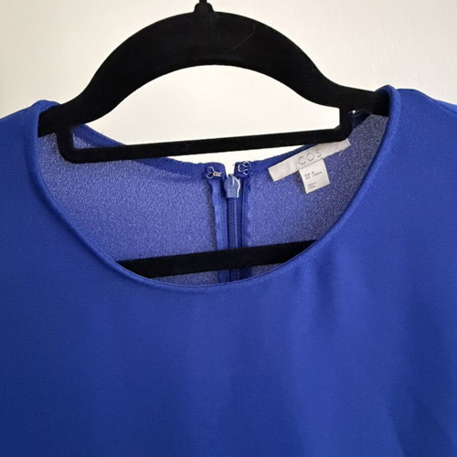COS Blue Blouse Size L Like New