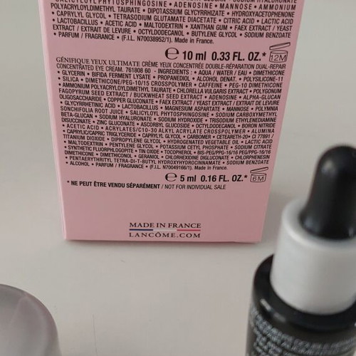 Lancôme Génifique Ultimate Duo Set Serum 10ml Eye Cream 5ml new