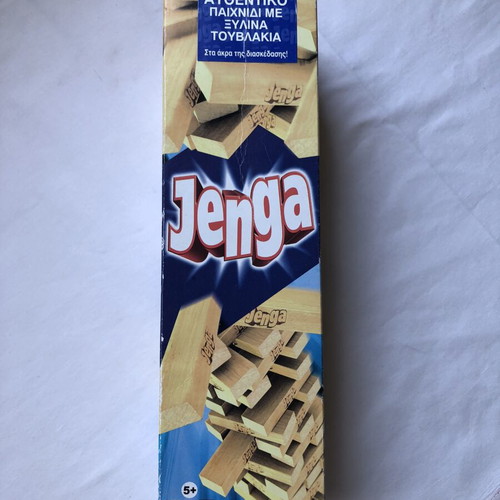 Jenga vintage board game used, classic Parker Hasbro edition