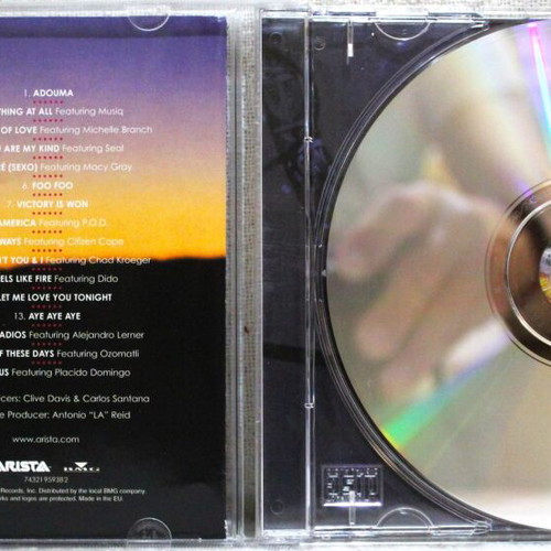 Santana Shaman CD album used, enhanced, rock
