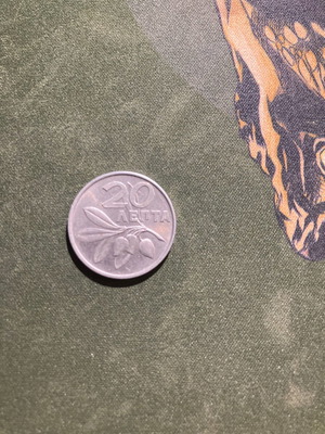 20 Lepta 1973 used coin