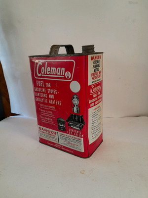 Coleman metal container used