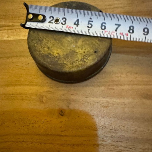 Vintage metal box used