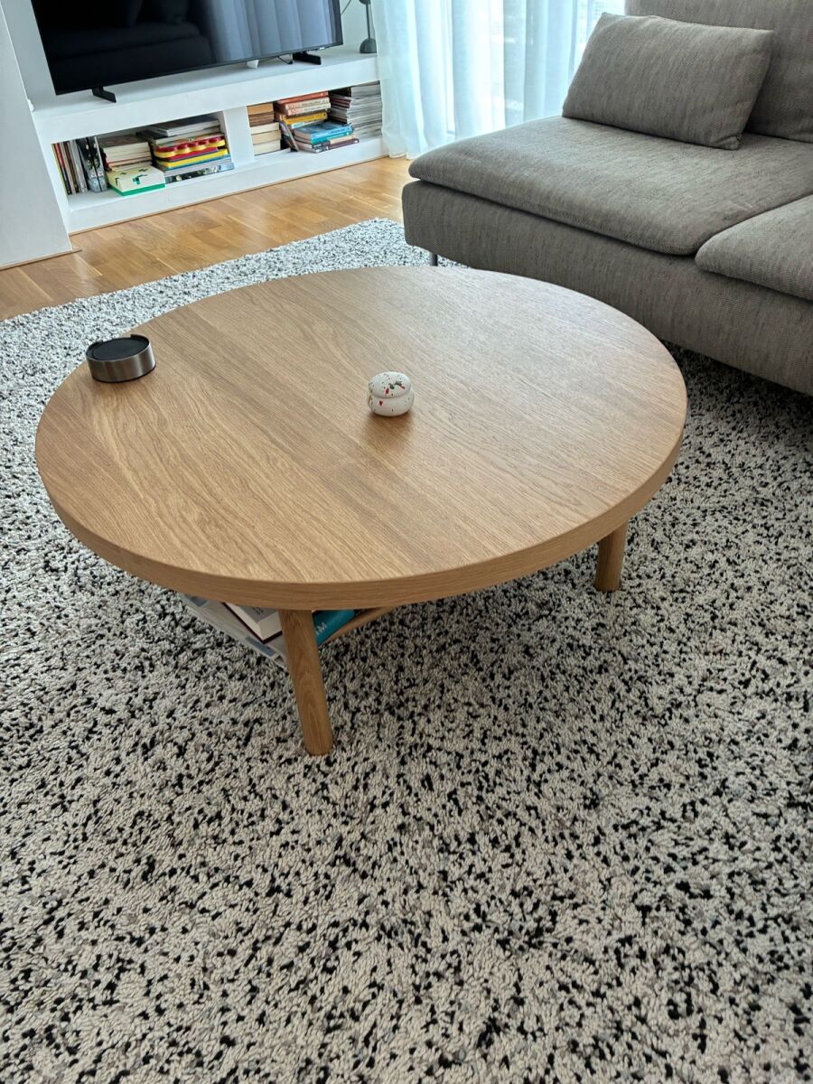 Listerby coffee table IKEA 90cm new, oak - € 200,00 - Vendora.cy