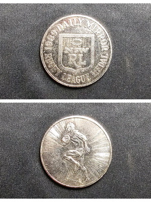 Rugby Medal 1989 used