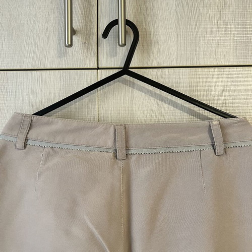 Stefanel women's pants used, size 40, gray and beige with pockets