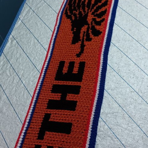 Netherland decorative wall scarf, wool 70%