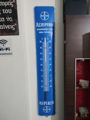 Bayer retro thermometer, collectible