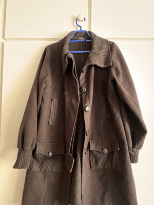 Marks&Spencer jacket used black size 1 knee-length