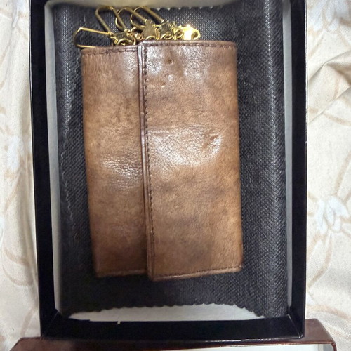 Key wallet, brown