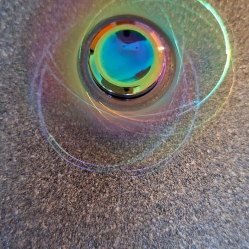 Metal spinner hands new with packaging