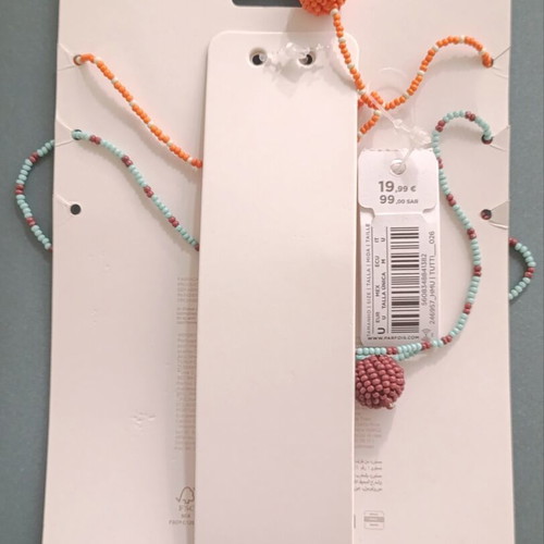Parfois beaded necklace set with colorful beads, new