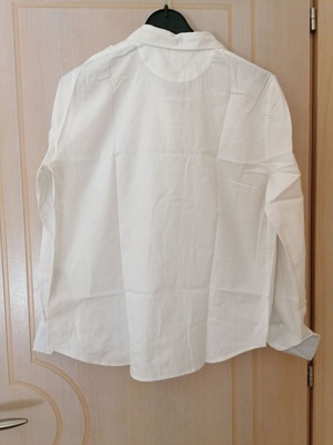 Massimo Dutti women's shirt L/XL new, cotton, white