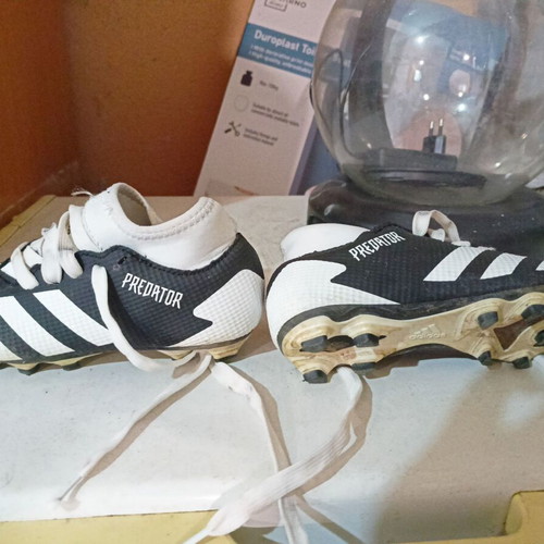 Adidas Predator football shoes size 31 and Umbro cleats size 28.5