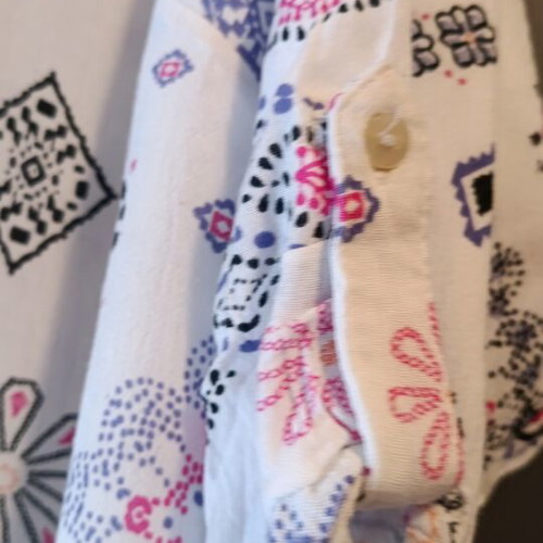 Tunic kaftan with embroidery, light and airy, size EU52