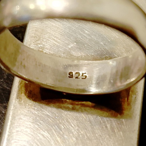 Earthscape Jasper ring silver 925 new, brown