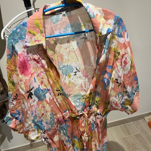 Vintage shirts tunics used with gathers and waist tie