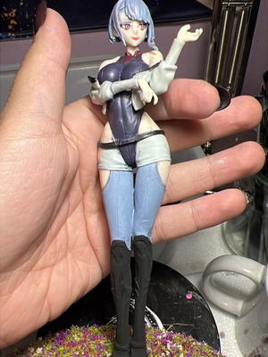 Lucy figure from Cyberpunk Edgerunners 2077, handmade