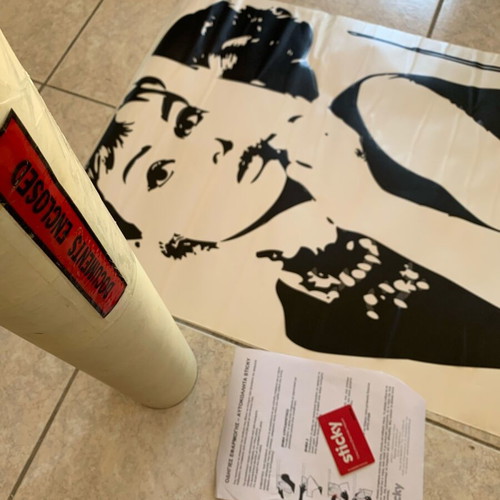 Audrey Hepburn Large Black Vinyl Wall Sticker new