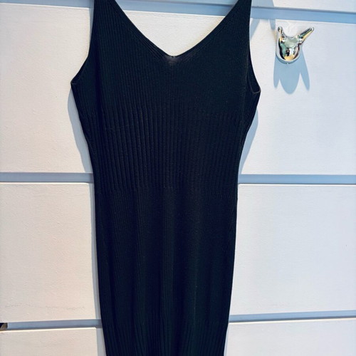 Midi knitted dress H&M like new, black, size M