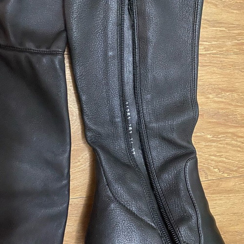 Zini over-the-knee boots like new, black, size 37