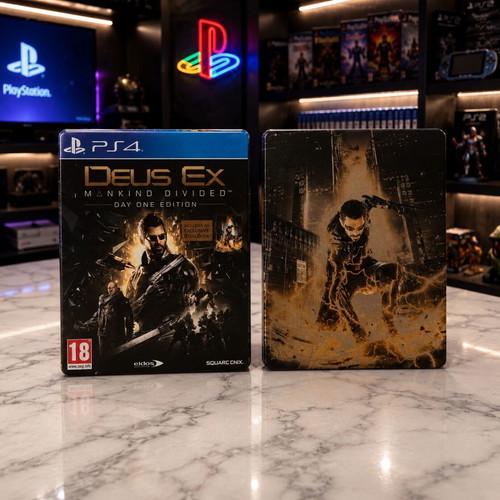 Deus Ex: Mankind Divided – Day One Steelbook Edition PS4 – Άριστη Κατάσταση (Σαν Καινούργιο)