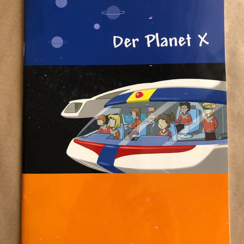 Der Planet X German Learning book like new, Level A1 from 9 years old
