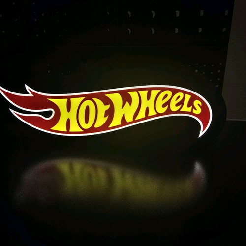 ed printed Hot Wheels Lamp