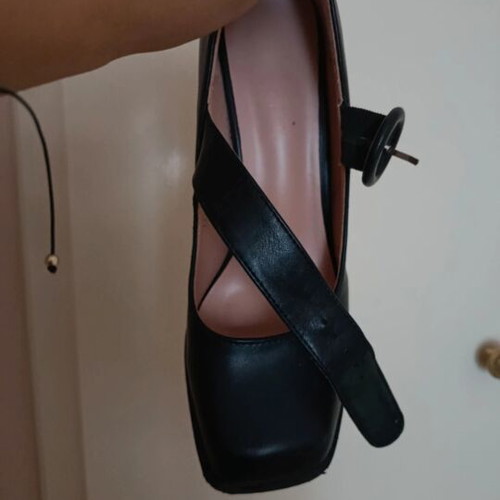 Vintage Industries Mary Janes high heel shoes, black, size 39