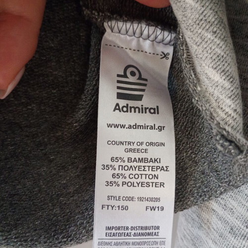 Admiral sports sweatshirt like new, small/medium