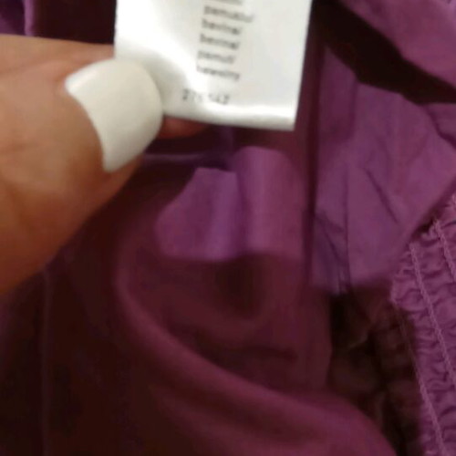 TCM blouse spring with three-quarter sleeves like new, purple, size S
