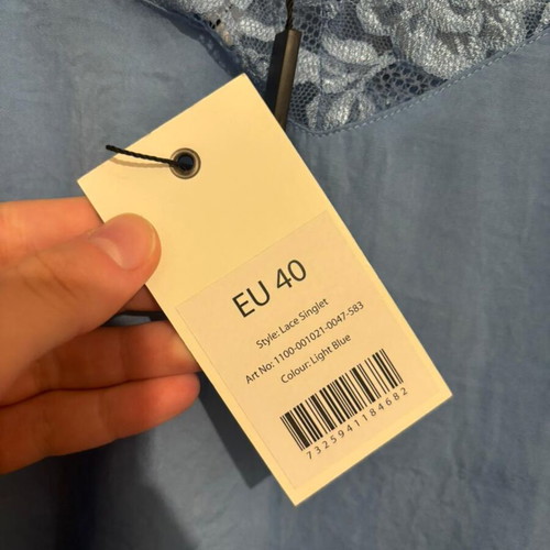 Lingerie top Na-Kd new, blue, size L