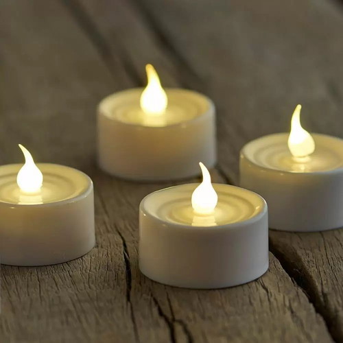 Battery tealight set of 4 pieces 4cm new