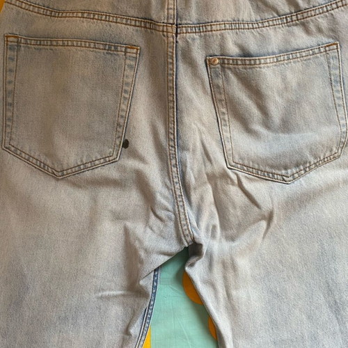 H&M Jeans with Elastic and Drawstring used, Size M, Blue