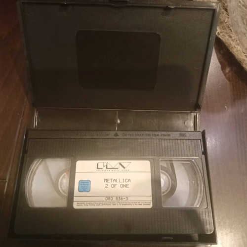 Metallica 2 of One VHS tape like new, metal genre