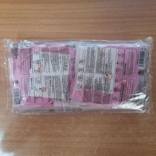 Weikang FFP2 NR Filtering Half Mask, pink, pack of 20