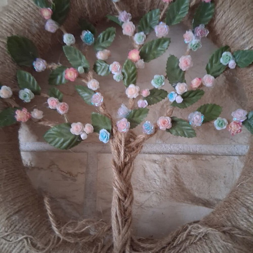 Handmade wall decoration tree of life wreath 30cm new