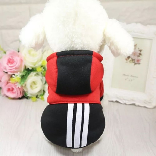 Dog Clothes Sporty Look Black-Red XXL new