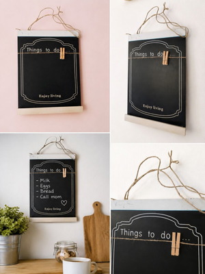 Διακοσμητικός πίνακας σημειώσεων Chalkboard Things To Do μεταχειρισμένος