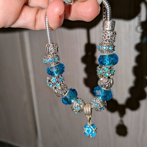 Constellation women's bracelet new, blue turquoise