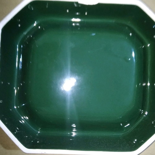 Ceramic Mythos Beer ashtray used with small chip