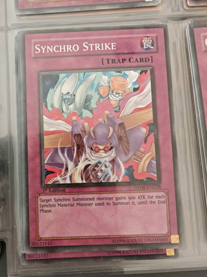 Yu-Gi-Oh card Synchro Strike like new