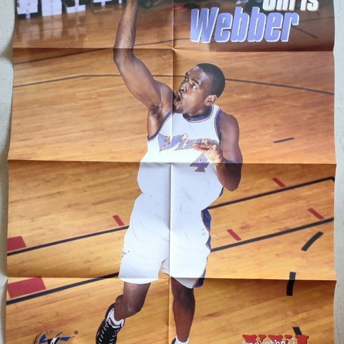 Chris Webber XXL Basketball poster like new