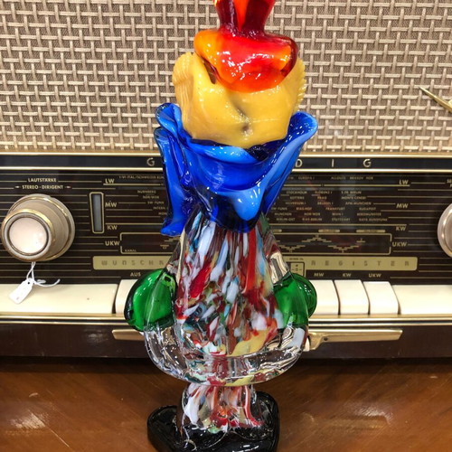 Murano clown used, 1970s, height 30.5 cm