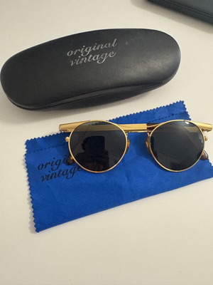 Original Vintage sunglasses gold like new
