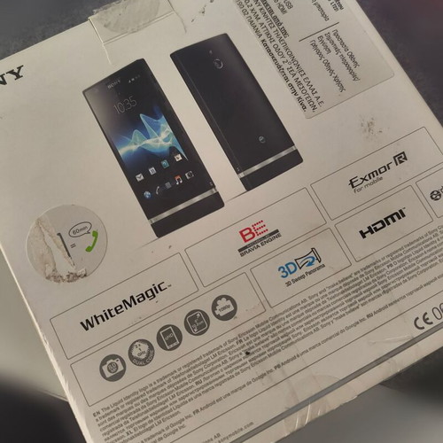 Sony XPERIA P like new, black, 16GB, Android