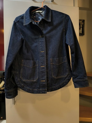 H&M τζιν πανωφόρι σε μπλε