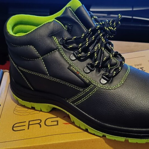 Ergo Shoes work boots size 45, new, black and green